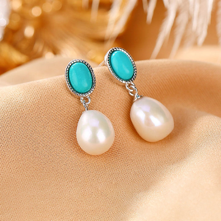 Collier pendentif bague boucles d'oreilles sagesse guérison perles turquoise argent sterling 925 Buddha Stones