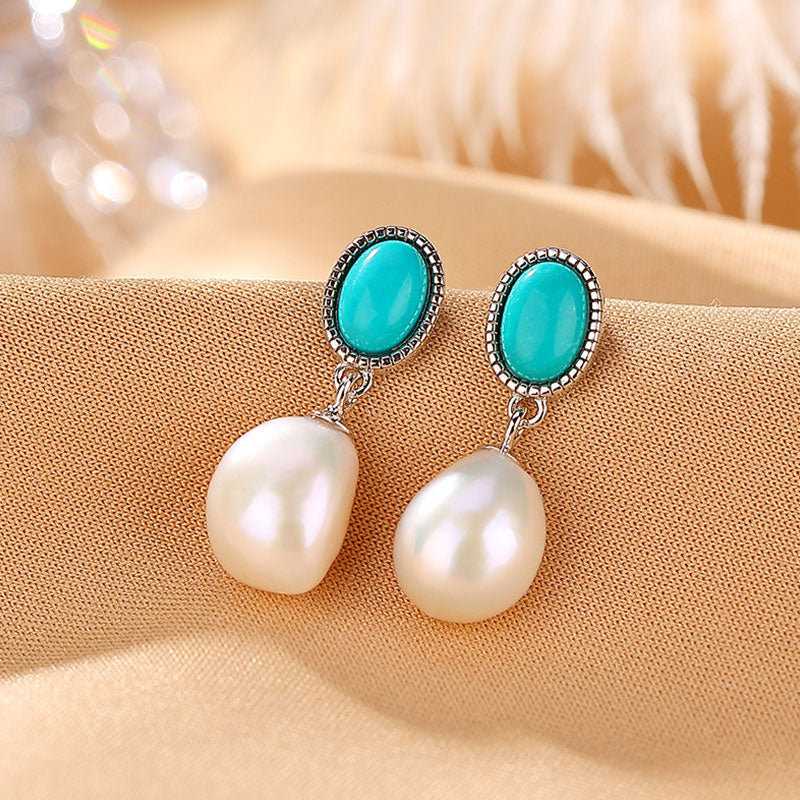 Collier pendentif bague boucles d'oreilles sagesse guérison perles turquoise argent sterling 925 Buddha Stones