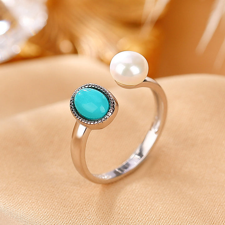 Collier pendentif bague boucles d'oreilles sagesse guérison perles turquoise argent sterling 925 Buddha Stones