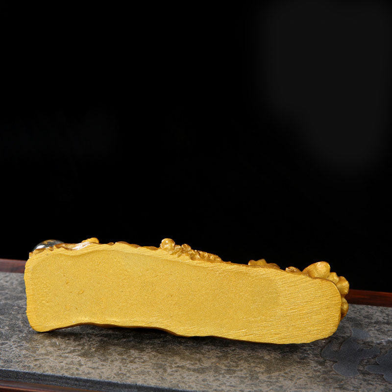 Buddha Stones Année du Dragon Couleur Changeante Résine Cheval Chance Thé Animal Maison Figurine Décoration - image 13