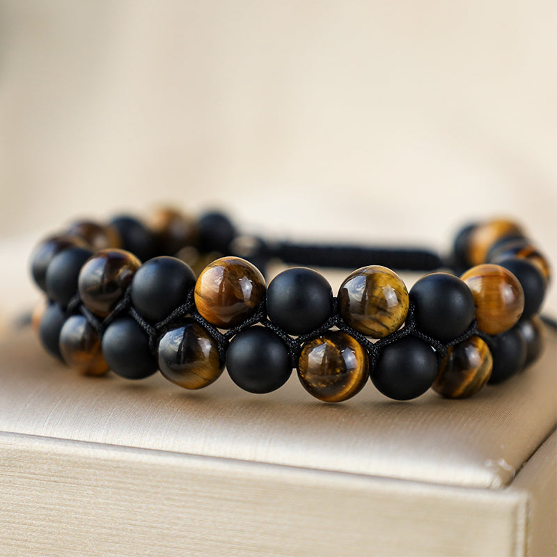 Bracelet de protection en œil de tigre - image 4