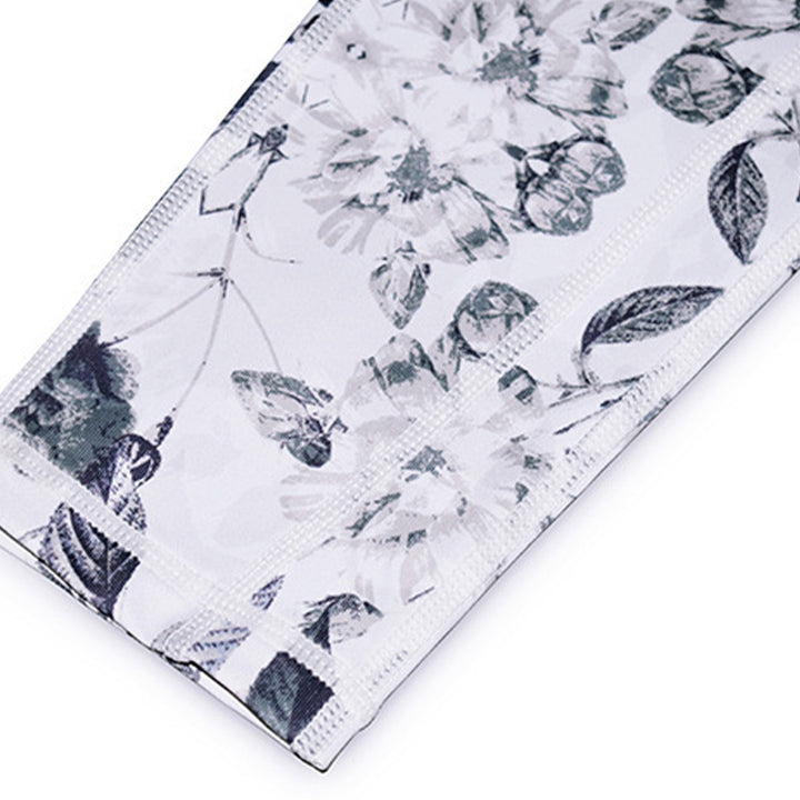 Pantalon imprimé Buddha Stones Fleurs Feuilles Leggings de sport Fitness Yoga Pantalons de yoga pour femmes