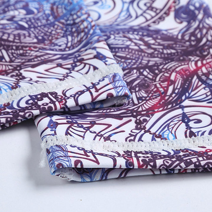 Pantalon imprimé Buddha Stones Fleurs Feuilles Oiseaux Leggings de sport Fitness Yoga Pantalons de yoga pour femmes - image 12