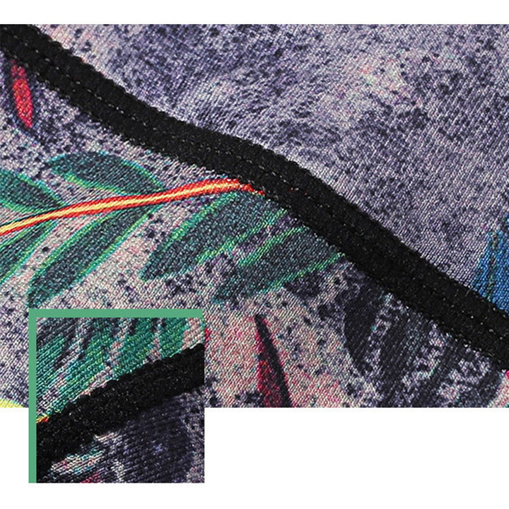 Pantalon imprimé plumes de paon rouge et bleu Buddha Stones Leggings de sport, de fitness, de yoga, pantalon de yoga pour femme - image 12