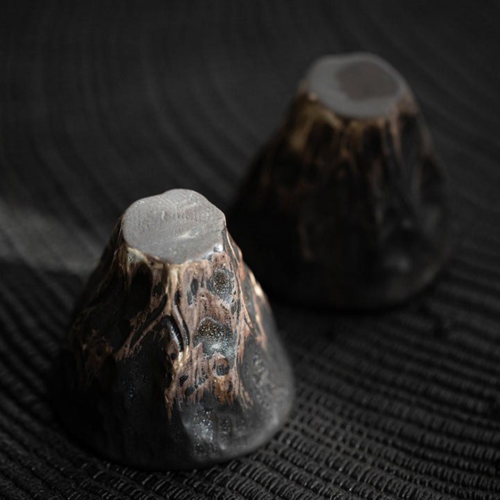 Tasse à thé en céramique zen en forme de fleur de lotus en Buddha Stones Tasse à thé Kung Fu 50 ml