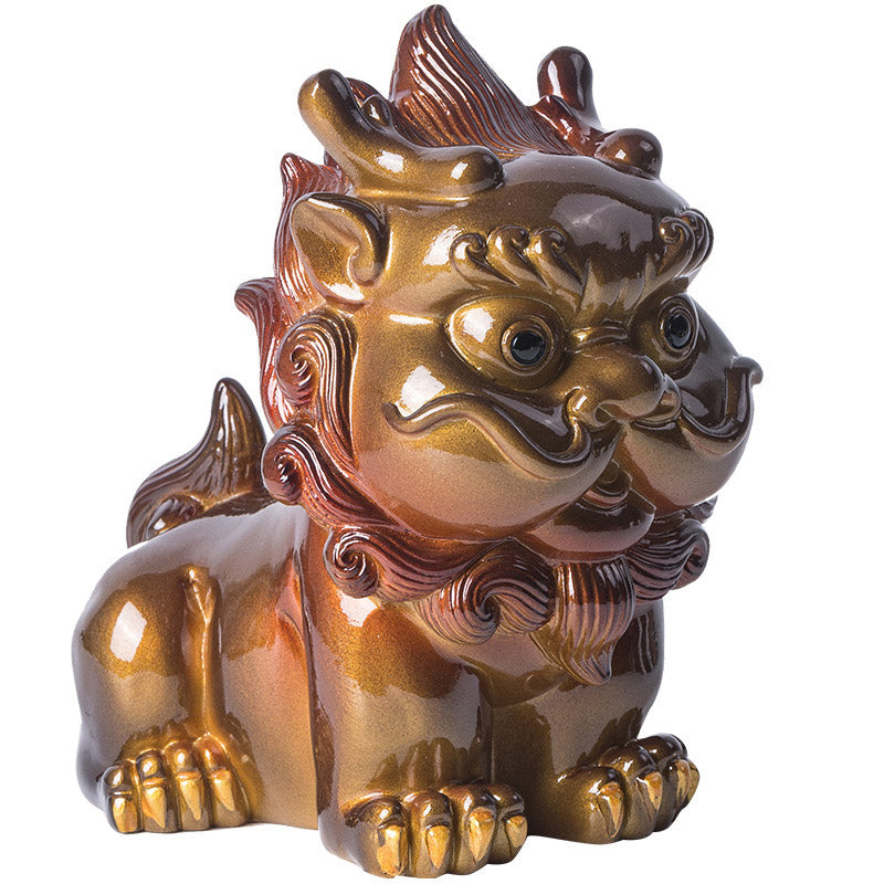 Buddha Stones changeantes de couleur, petite figurine en résine PiXiu pour thé, animal de compagnie, richesse, décoration de la maison - image 13