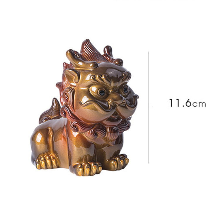 Buddha Stones changeantes de couleur, petite figurine en résine PiXiu pour thé, animal de compagnie, richesse, décoration de la maison - image 14