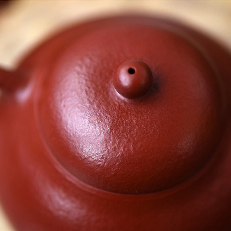 Théière Kung Fu en argile violette et marron Wen Dan entièrement faite à la main avec Buddha Stones Yixing - image 10