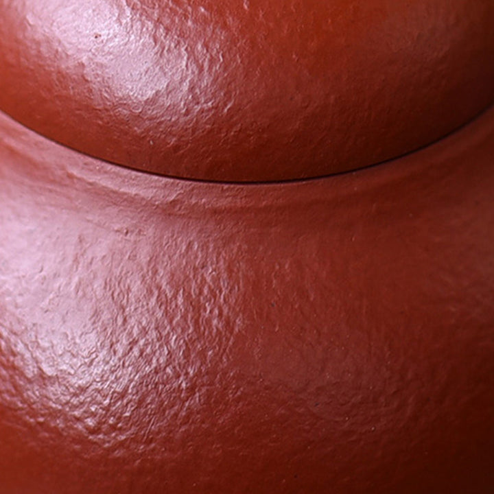 Théière Kung Fu en argile violette et marron Wen Dan entièrement faite à la main avec Buddha Stones Yixing - image 13