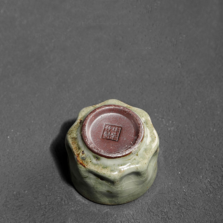 Tasse à thé en céramique chinoise Jianzhan, fabriquée à la main avec des Buddha Stones, texture de glace craquelée simple, tasse à thé Kung Fu
