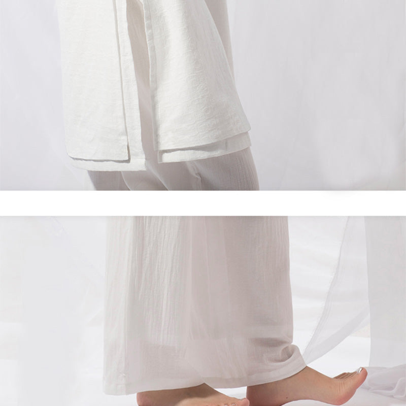 Ensemble de 2 pièces en coton avec haut et pantalon pour femme Motif Buddha Stones - image 8