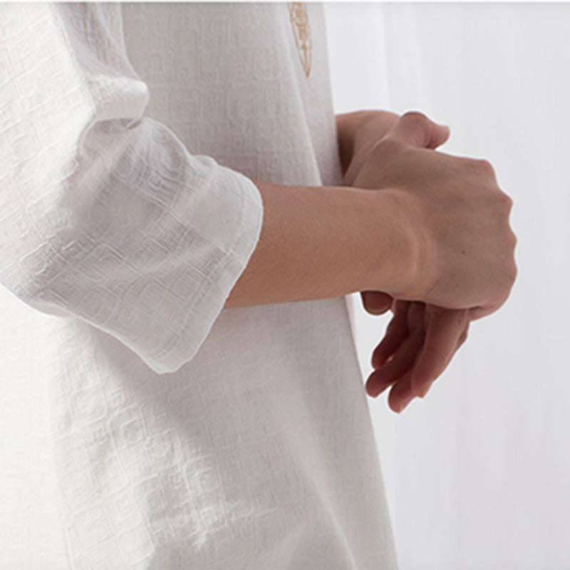 Ensemble de 2 pièces en coton avec haut et pantalon pour femme Motif Buddha Stones - image 7