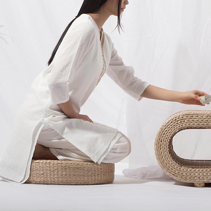 Ensemble de 2 pièces en coton avec haut et pantalon pour femme Motif Buddha Stones - image 11