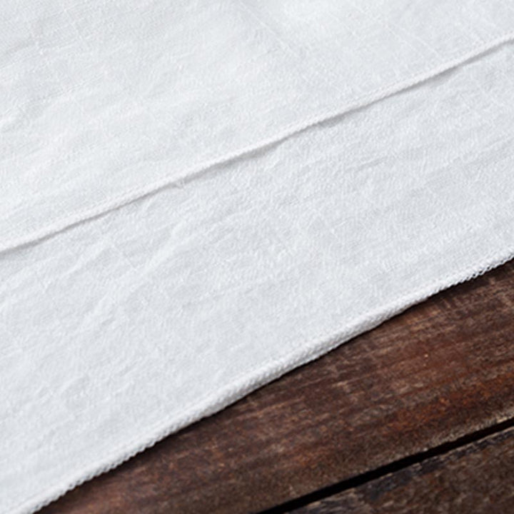 Ensemble de 2 pièces en Buddha Stones , haut et pantalon blancs au design simple, idéal pour la méditation, le yoga, le zen et le tai-chi (femme). - image 13