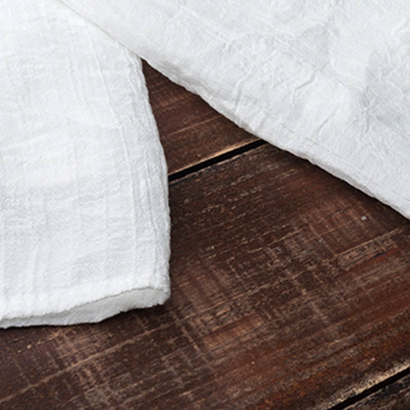 Ensemble de 2 pièces en Buddha Stones , haut et pantalon blancs au design simple, idéal pour la méditation, le yoga, le zen et le tai-chi (femme). - image 16