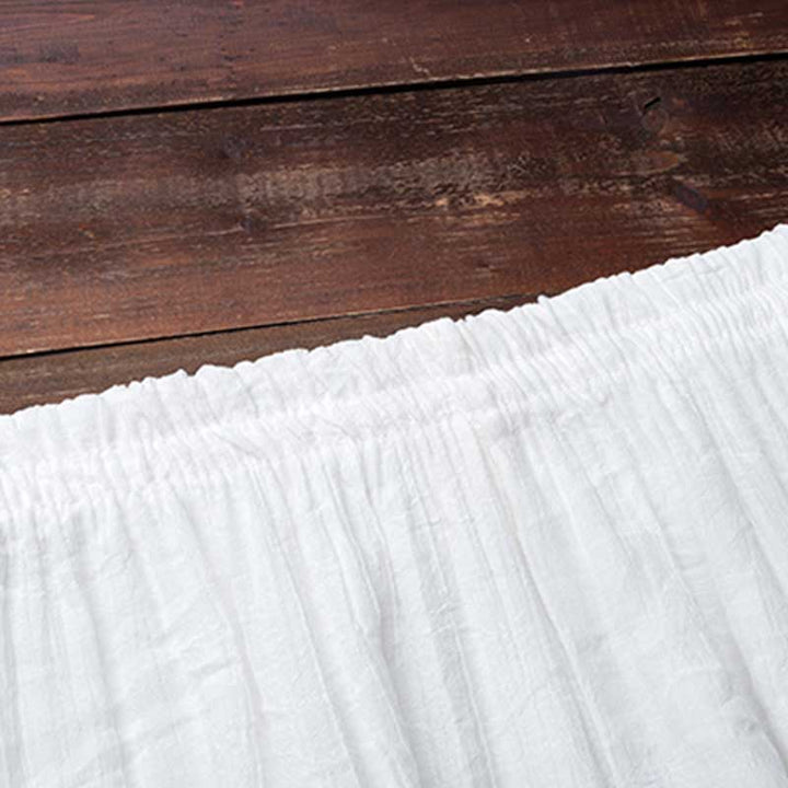 Ensemble de 2 pièces en coton et lin pour femme avec haut et pantalon blanc et Buddha Stones, design simple, méditation, yoga, zen, tai-chi - image 17