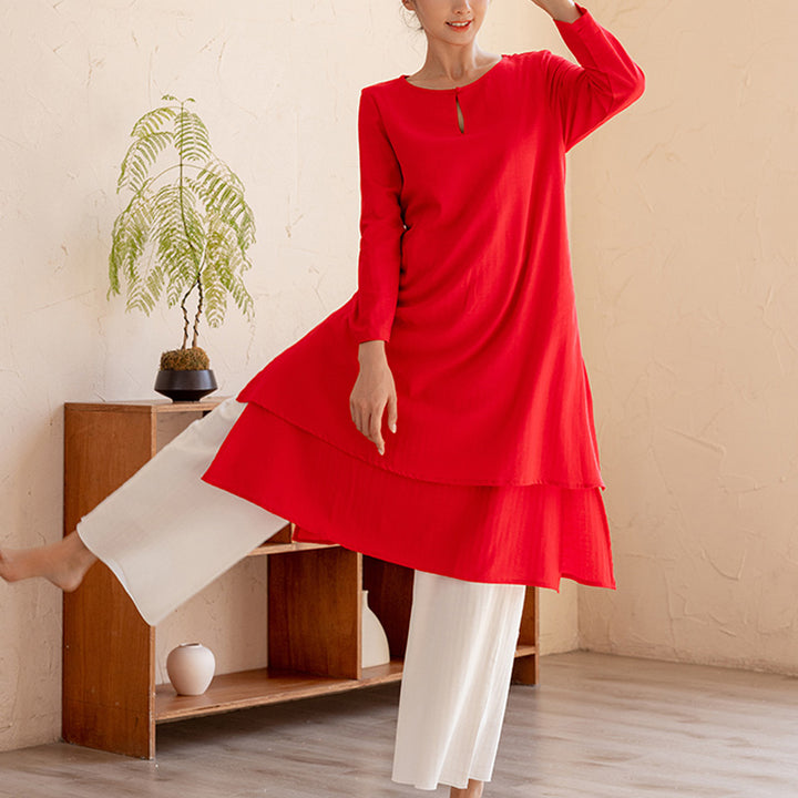 Ensemble de 2 pièces Buddha Stones haut et pantalon pour femme, design simple, pour la méditation, le yoga, le Tai Chi