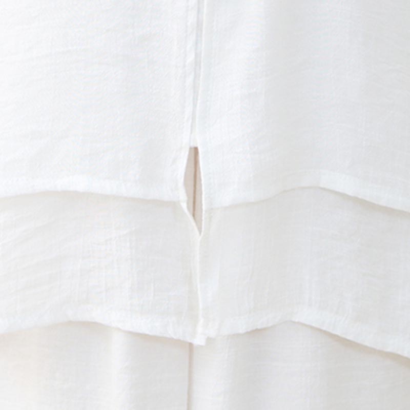 Ensemble de 2 pièces en Buddha Stones haut et pantalon en forme de grenouille chinoise simple pour méditation, yoga, zen, tai-chi - image 13