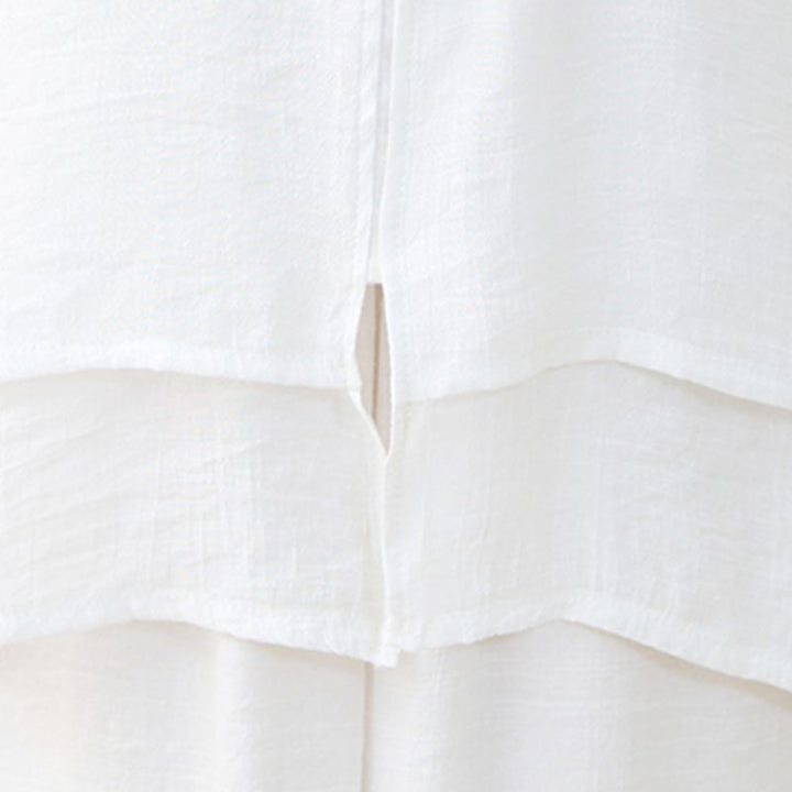 Ensemble de 2 pièces en Buddha Stones haut et pantalon en forme de grenouille chinoise simple pour méditation, yoga, zen, tai-chi - image 13