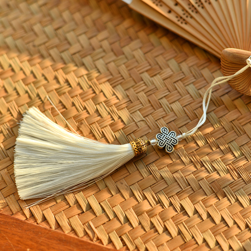 Éventail pliable en bambou avec Buddha Stones et fleurs de cerisier Sakura 21 cm