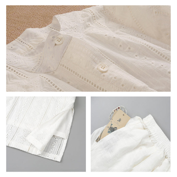 Ensemble de 2 pièces pour femme avec haut et pantalon à manches longues et Buddha Stones pour yoga et méditation