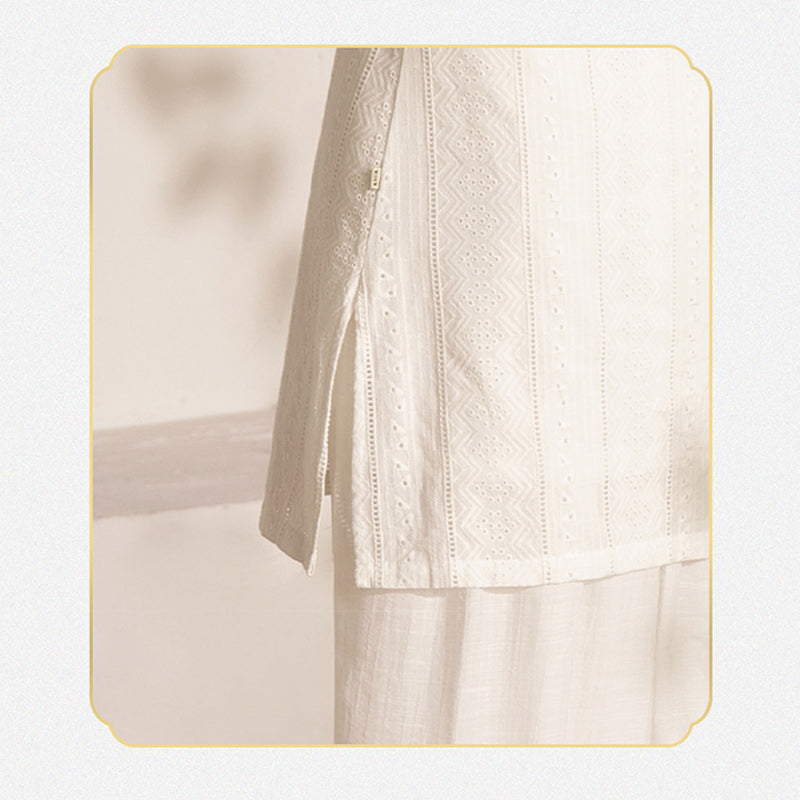 Ensemble de 2 pièces pour femme avec haut et pantalon à manches longues et Buddha Stones pour yoga et méditation - image 6