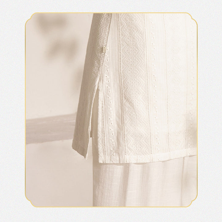 Ensemble de 2 pièces pour femme avec haut et pantalon à manches longues et Buddha Stones pour yoga et méditation - image 6