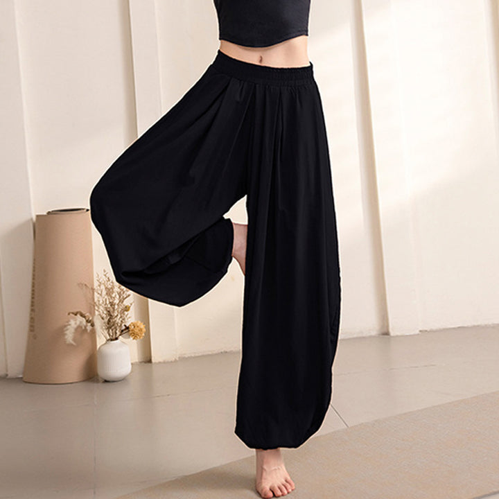 Pantalon de yoga simple Buddha Stones pour femme - Pantalon de sport, fitness, yoga - Pantalon noir - US12，UK/AU16，EU44 (XL) - image 20