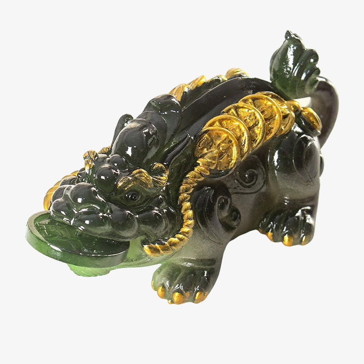 Buddha Stones changeantes de couleur, petites pièces de cuivre PiXiu, résine, thé, animal de compagnie, richesse, décoration de la maison - image 15