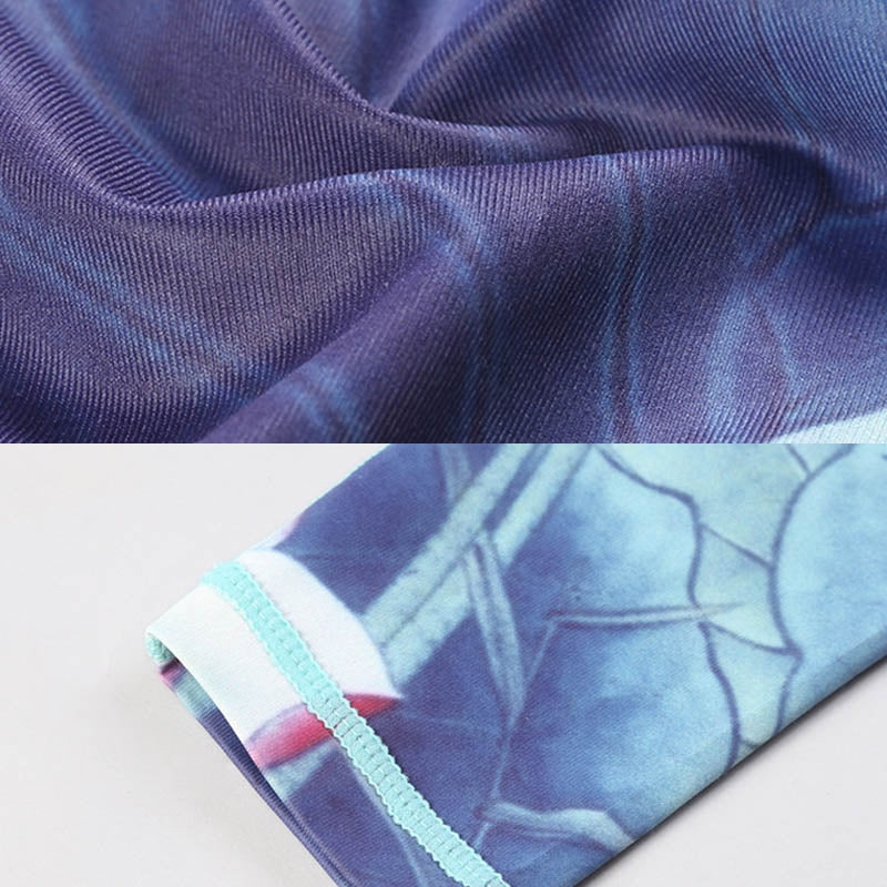 Pantalon de yoga pour femme avec imprimé de Buddha Stones et de fleurs de lotus - image 16