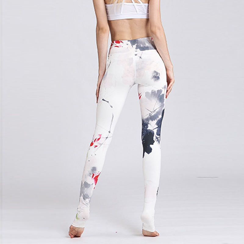 Pantalon de yoga imprimé Buddha Stones Lotus Flower pour femme - image 30