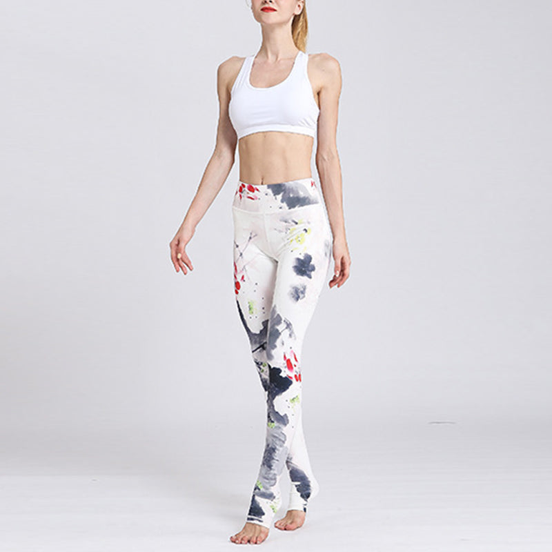 Pantalon de yoga imprimé Buddha Stones Lotus Flower pour femme - image 32