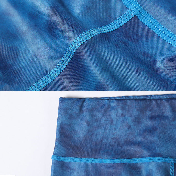 Pantalon de yoga à imprimé floral avec Buddha Stones et fleurs de lotus pour femme - image 10