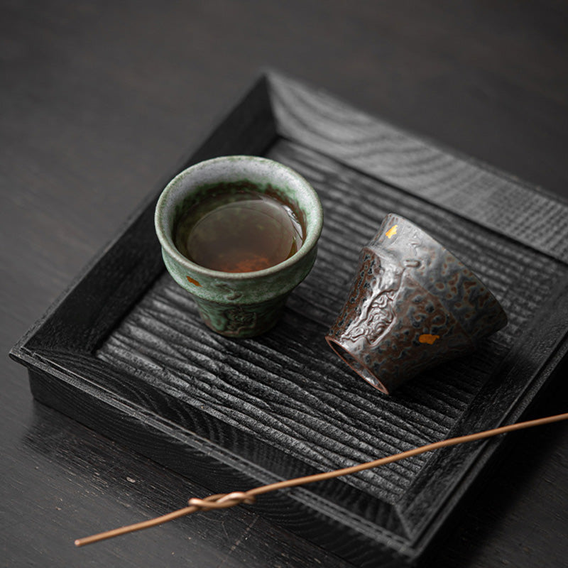 Petite tasse à thé en céramique de style vintage Buddha Stones Tasse à thé Kung Fu 50 ml