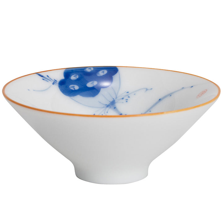 Buddha Stones Fleur de Mandala Poisson Koi Lotus Oiseau Kaki Tasse à Thé Tasse à Thé Kung Fu 50 ml