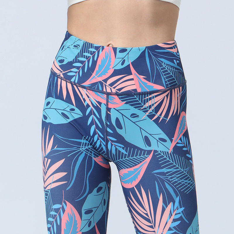 Pantalon imprimé Buddha Stones Leaves Sports Fitness Yoga Leggings taille haute Pantalon de yoga pour femme - image 19