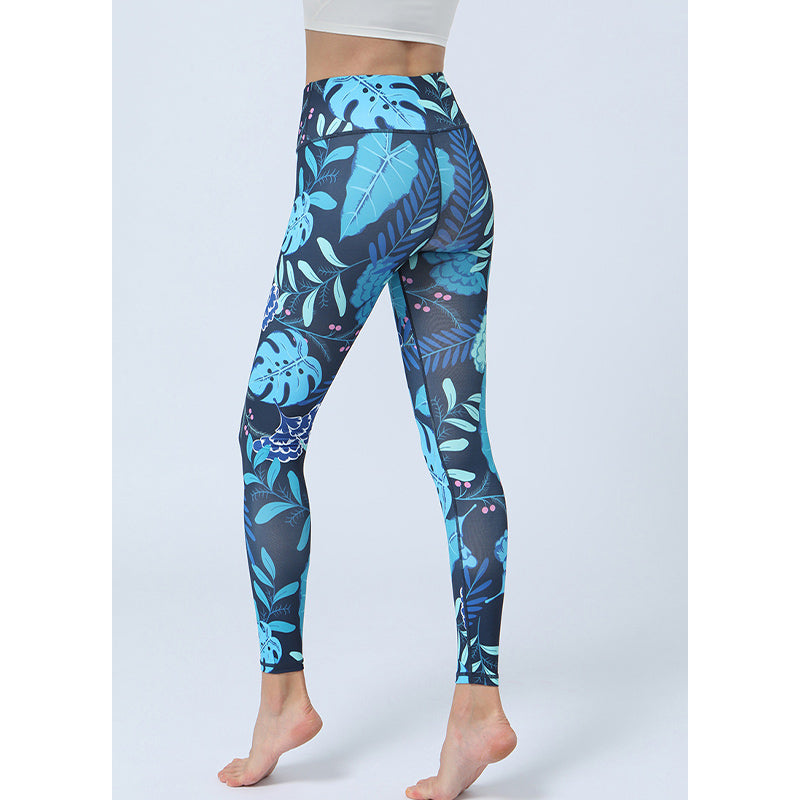 Pantalon imprimé Buddha Stones Leaves Sports Fitness Yoga Leggings taille haute Pantalon de yoga pour femme - image 7