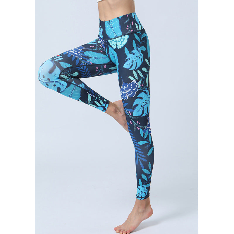 Pantalon imprimé Buddha Stones Leaves Sports Fitness Yoga Leggings taille haute Pantalon de yoga pour femme - image 5