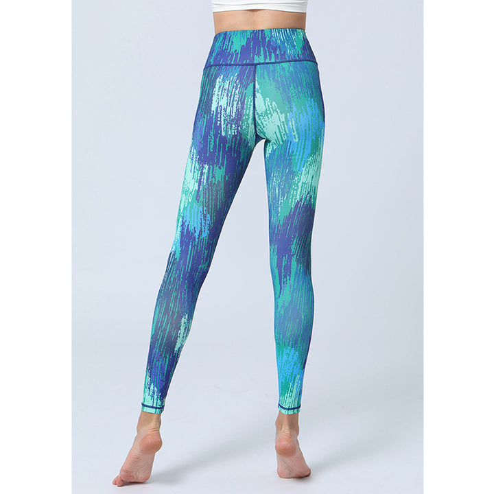 Pantalon imprimé Buddha Stones Leaves Sports Fitness Yoga Leggings taille haute Pantalon de yoga pour femme - image 9