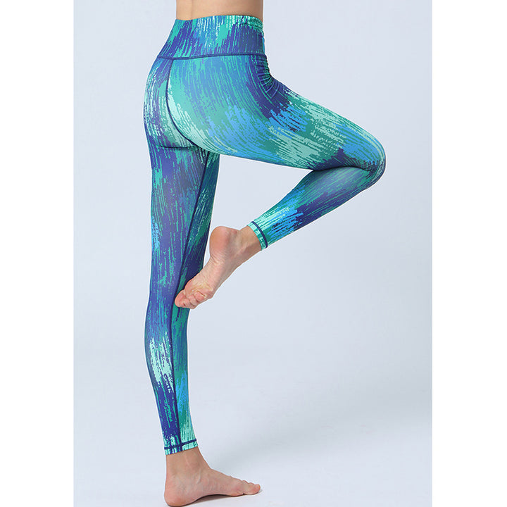 Pantalon imprimé Buddha Stones Leaves Sports Fitness Yoga Leggings taille haute Pantalon de yoga pour femme - image 10