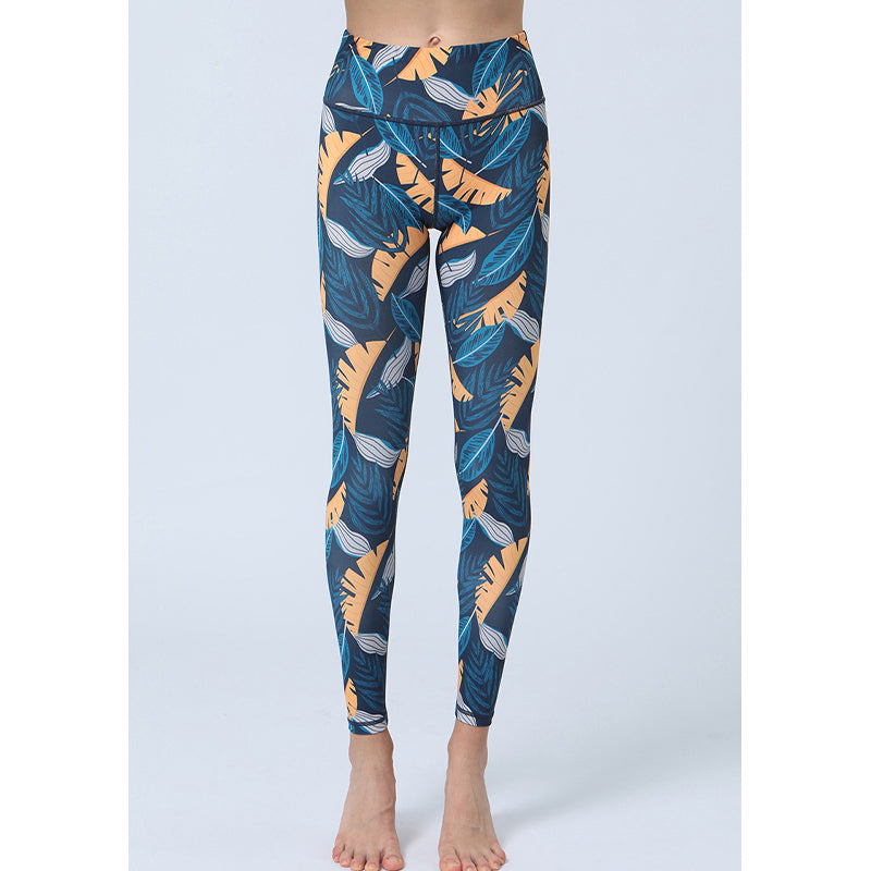 Pantalon imprimé Buddha Stones Leaves Sports Fitness Yoga Leggings taille haute Pantalon de yoga pour femme - image 12