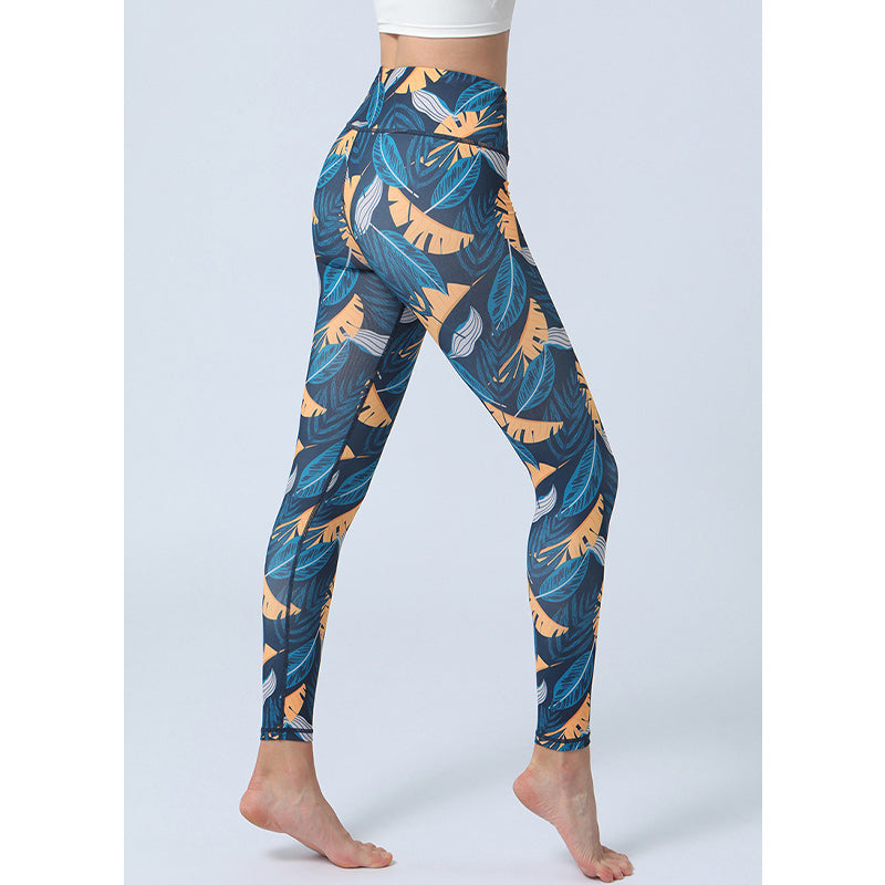 Pantalon imprimé Buddha Stones Leaves Sports Fitness Yoga Leggings taille haute Pantalon de yoga pour femme - image 14