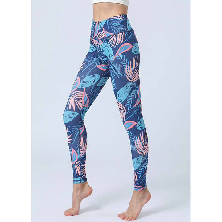Pantalon imprimé Buddha Stones Leaves Sports Fitness Yoga Leggings taille haute Pantalon de yoga pour femme - image 16