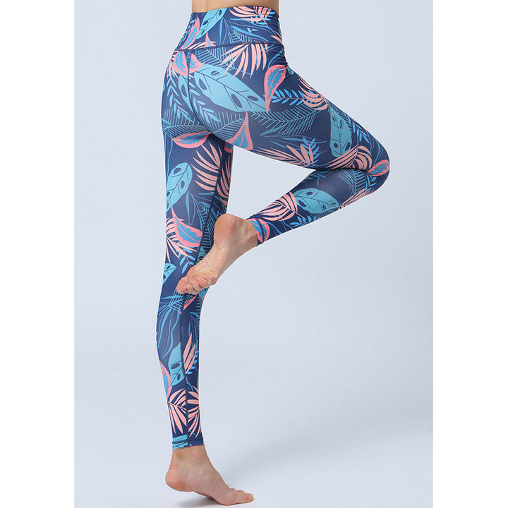 Pantalon imprimé Buddha Stones Leaves Sports Fitness Yoga Leggings taille haute Pantalon de yoga pour femme - image 18