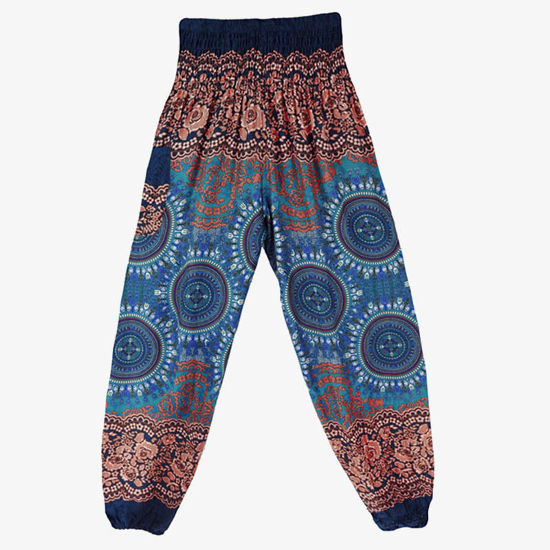 Pantalon de yoga ample style sarouel avec Buddha Stones pour femme - image 34