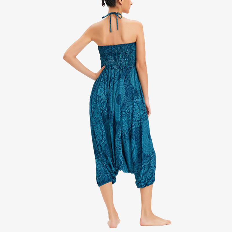 Pantalon de yoga pour femme Buddha Stones et deux styles à porter, style rond, géométrique, ample, décontracté - image 8