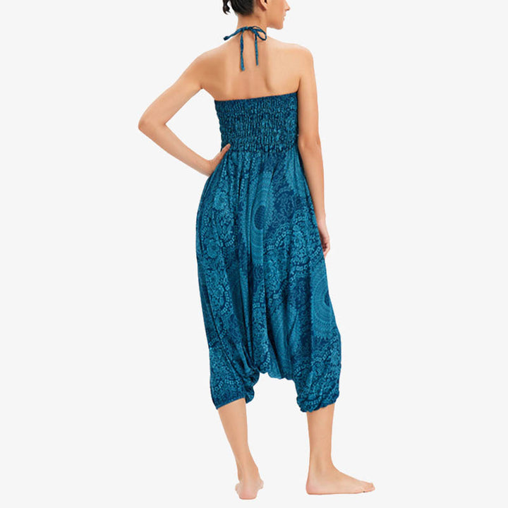 Pantalon de yoga pour femme Buddha Stones et deux styles à porter, style rond, géométrique, ample, décontracté - image 8