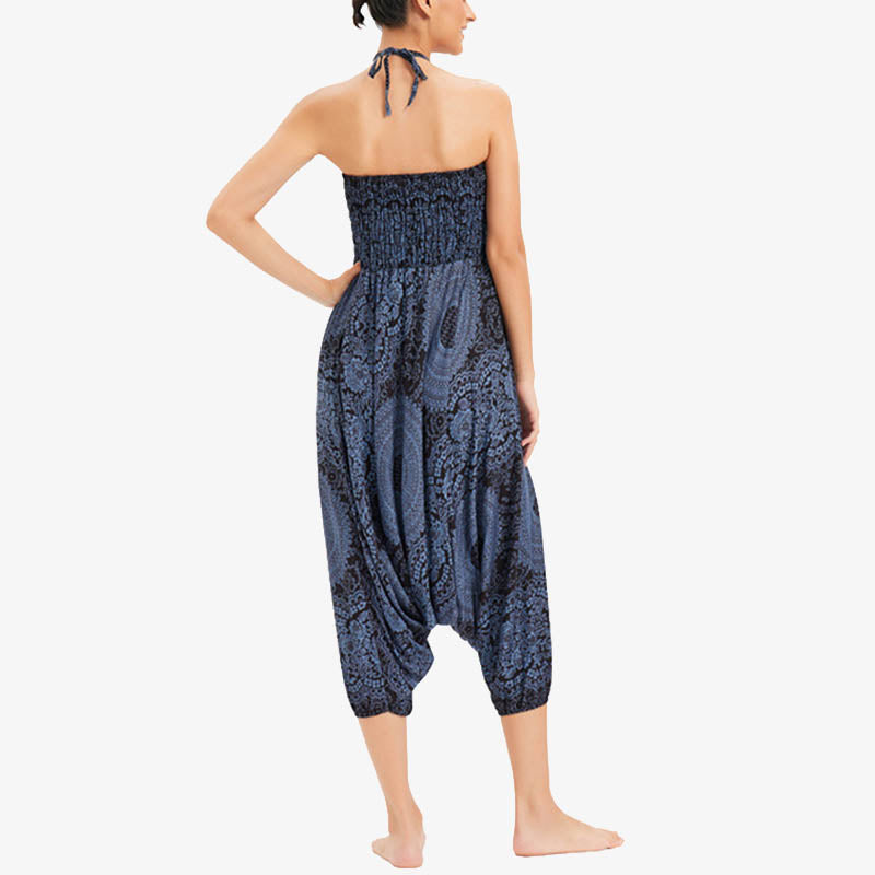 Pantalon de yoga pour femme Buddha Stones et deux styles à porter, style rond, géométrique, ample, décontracté - image 22