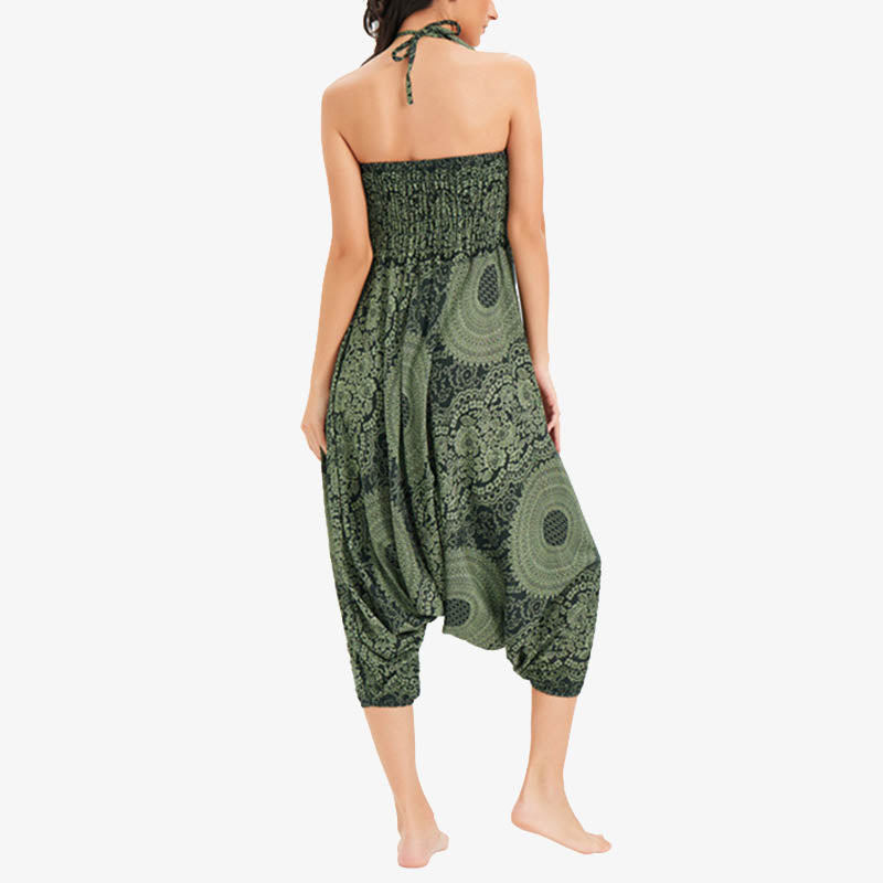 Pantalon de yoga pour femme Buddha Stones et deux styles à porter, style rond, géométrique, ample, décontracté - image 29