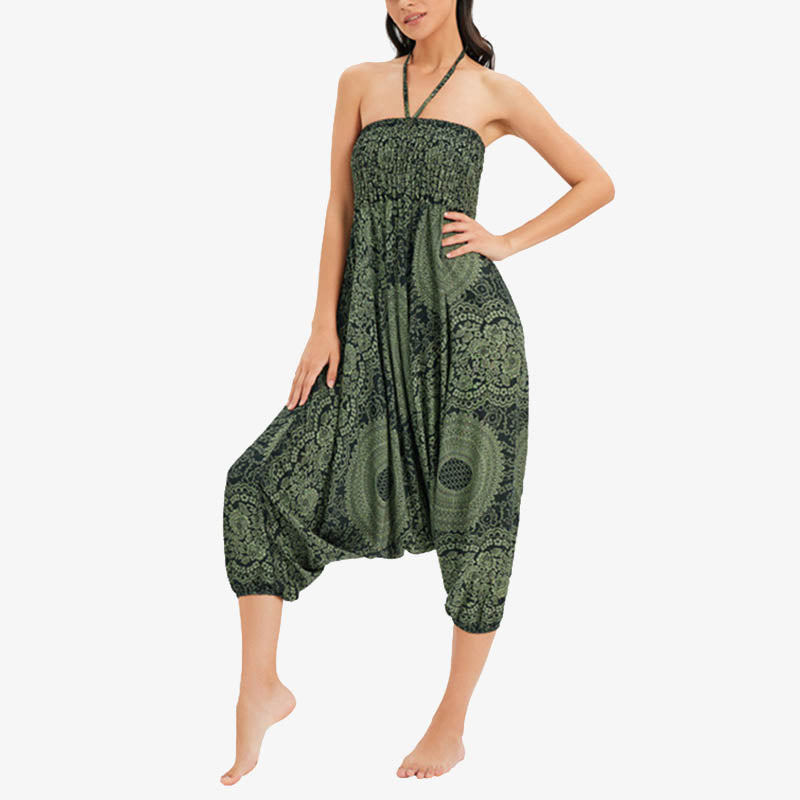 Pantalon de yoga pour femme Buddha Stones et deux styles à porter, style rond, géométrique, ample, décontracté - image 28